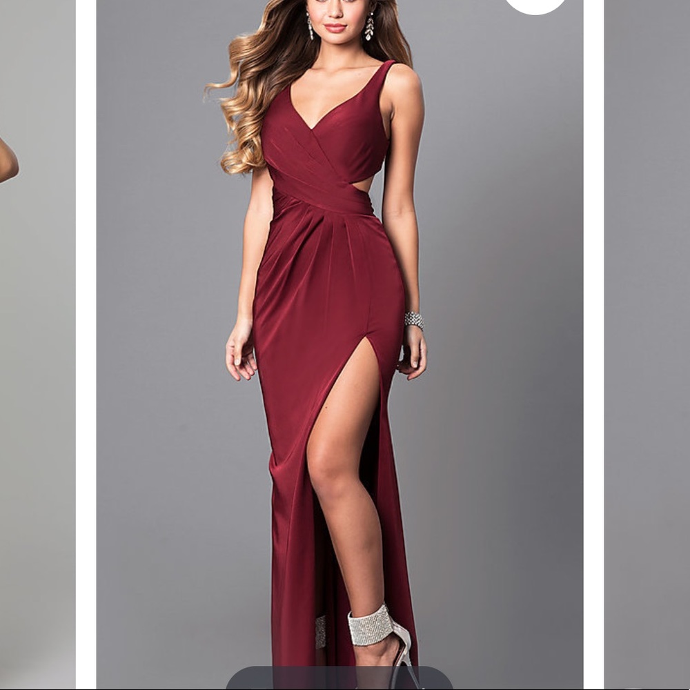 FAVIANA WINE PROM DRESS